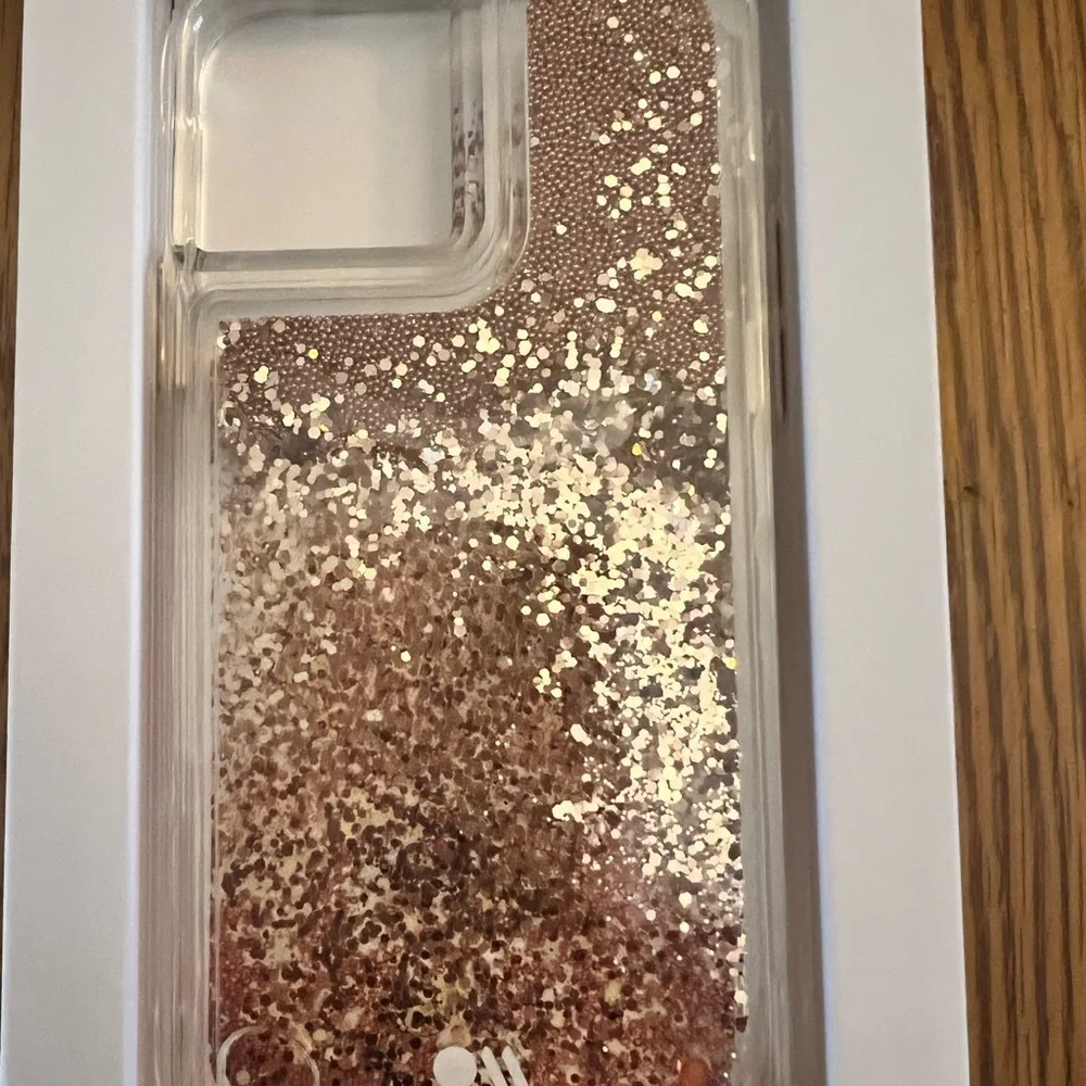 NWOT Case-Mate Waterfall Gold iPhone XS Case